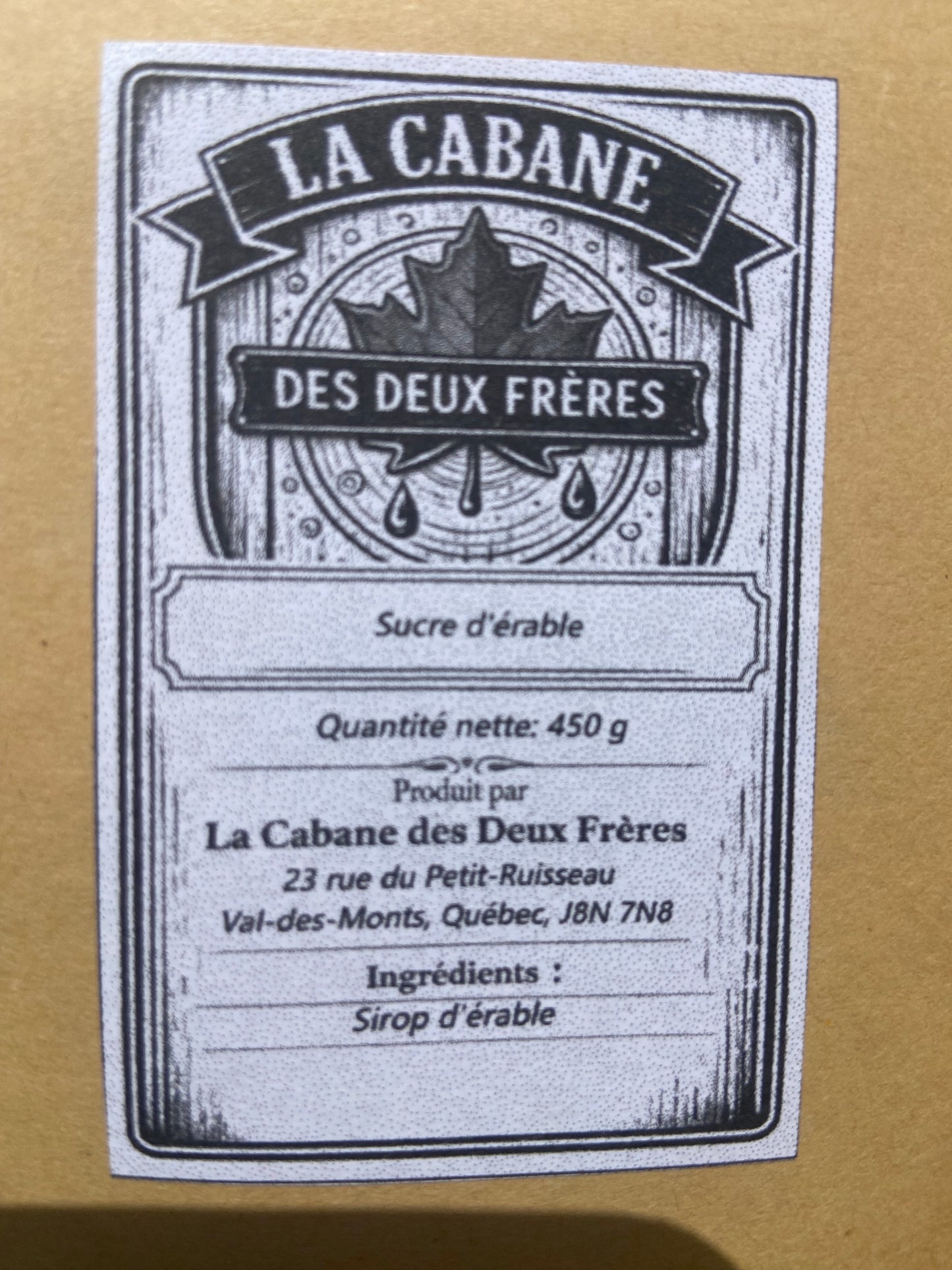 Sucre d`érable