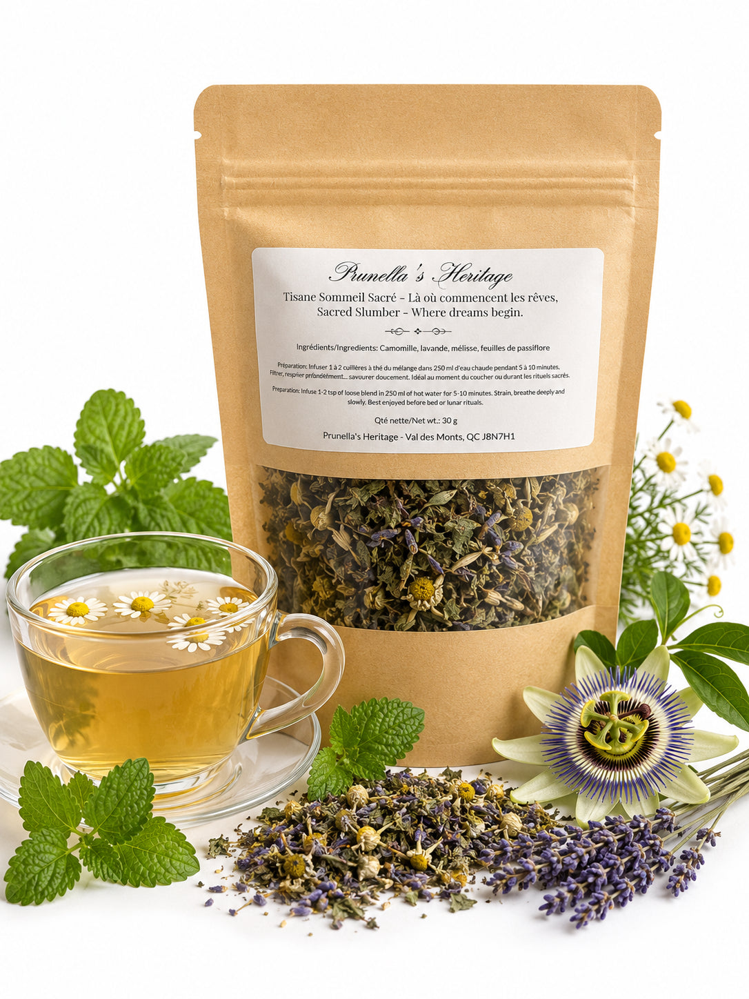 Tisane Sommeil Sacré - 30g | Prunella’s Heritage