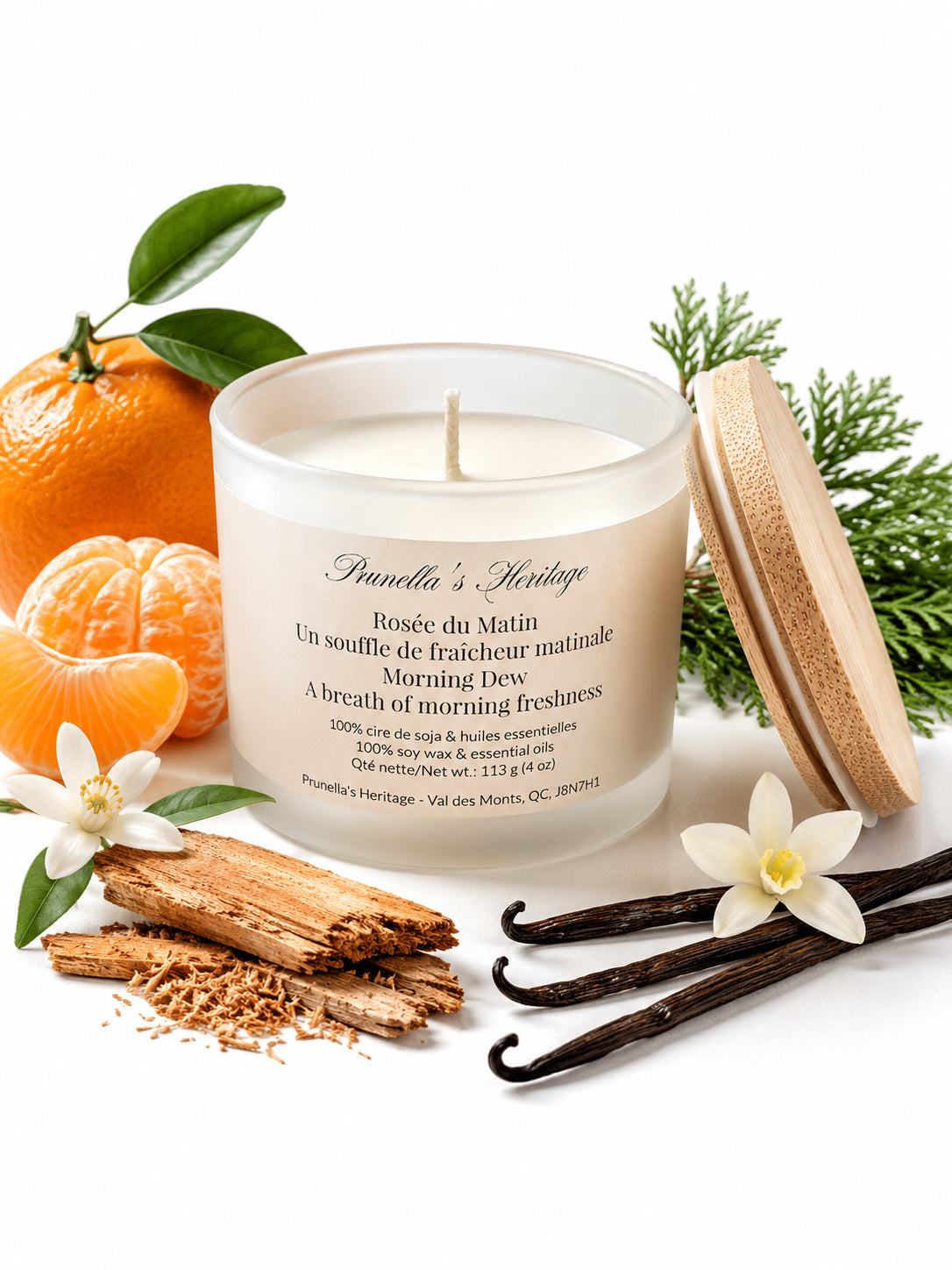 Chandelle rosée du matin | Prunella’s Heritage - 4oz