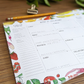 Meal and snack planner (grocery list) - 10X8 inches