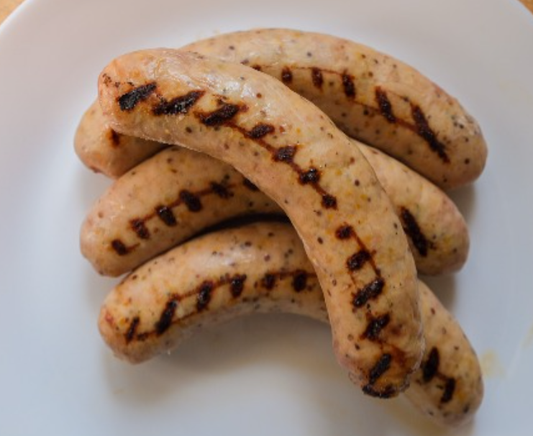 Saucisses de poulet à la Mangue | Saveurs des Monts