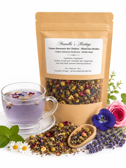 Tisane Harmonie des Chakras - 30g | Prunella’s Heritage
