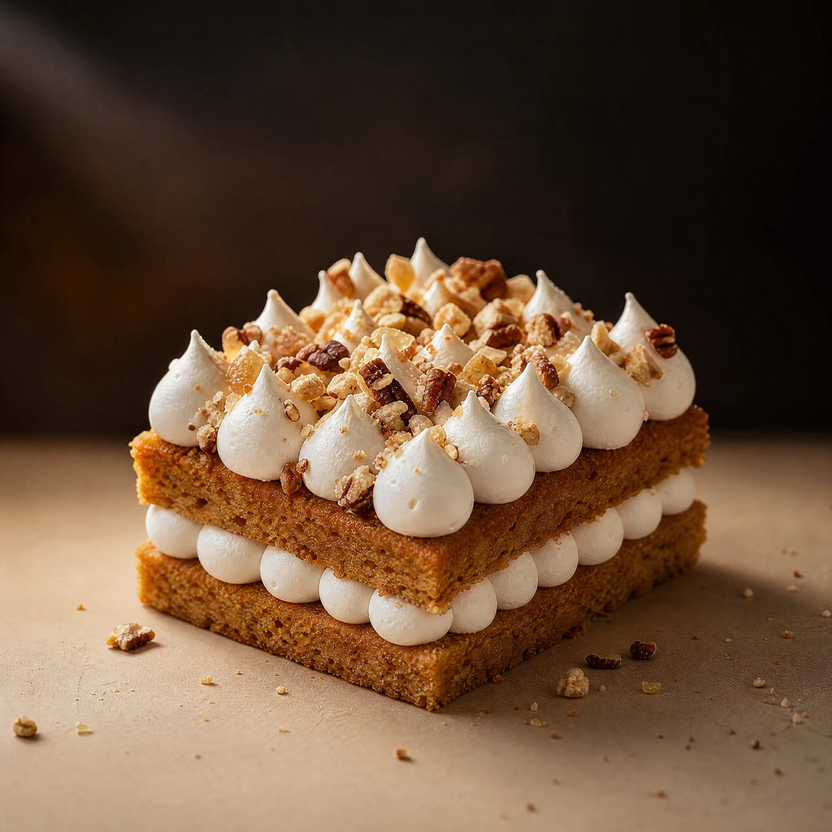 Gâteau aux carottes, érable, pacanes et gingembre 4" | Érablière la Broue dans l'Toupet